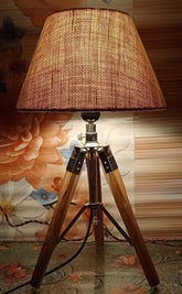 Home Decor Small Desk lamp Tripod Wooden Tripod - WoodenTwist